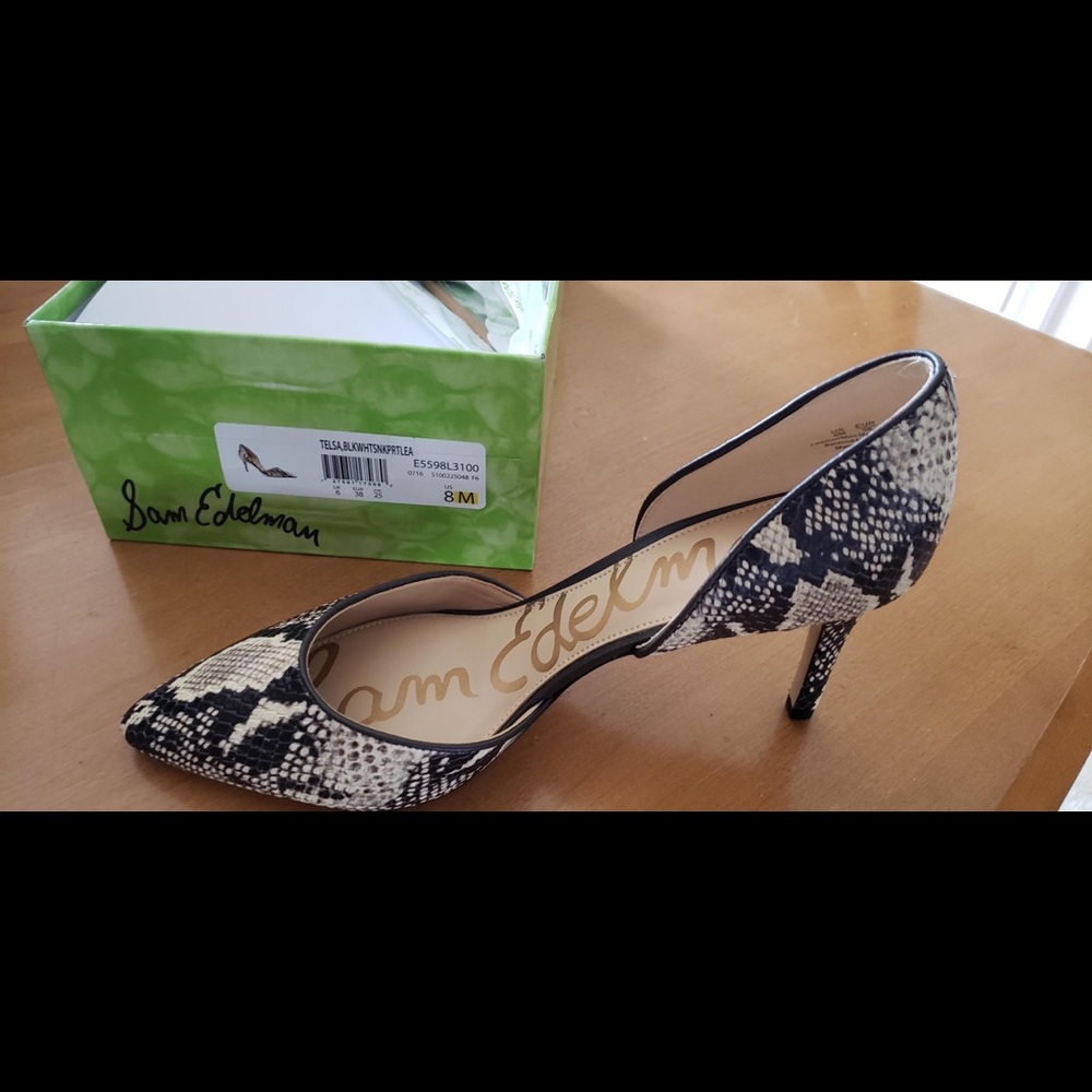 Sam Edelman Snakeskin Pumps